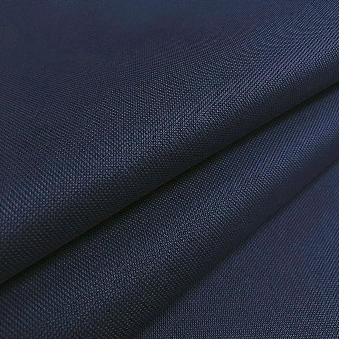 Foreate Waterproof Canvas Fabric by The Yard 600D Upholstery Fabric for Chairs 58" Wide Indoor Outdoor Water Resistant Canvas Polyester Material Sewing DIY Cloth, 15 Yards Navy Blue