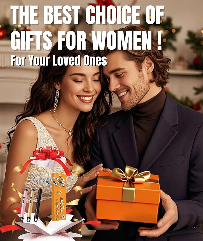 3 Pack Electric Lighter with 360° Flexible Neck & LED Display, Birthday Gifts for Women Mom Men Wife, USB Arc Long Candle Lighters for Candle Black/Rose/Silver