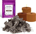 Renfio Candle Dye, 2.11oz/60g Brown Candle Dye for Soy Wax Highly Concentrated Wax Dye for Candle Making Bulk Blocks Colored Tealight Candles Coloring Dyes Chips Candle Making Kit - Brown