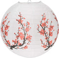 PaperLanternStore.com 14 Inch Japanese Plum Tree Cherry Blossom Paper Lantern (Single)