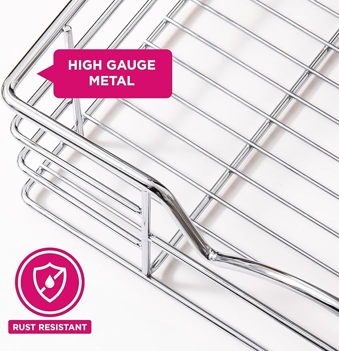 HOLDN’ STORAGE Pull Out Cabinet Organizer, Slide Out Drawer for Kitchen Cabinets & Pantry, Roll Out Shelf for Pots, Pans & Under Sink Storage, Heavy-Duty Full-Extension, 11"W x 21"D x 5"H