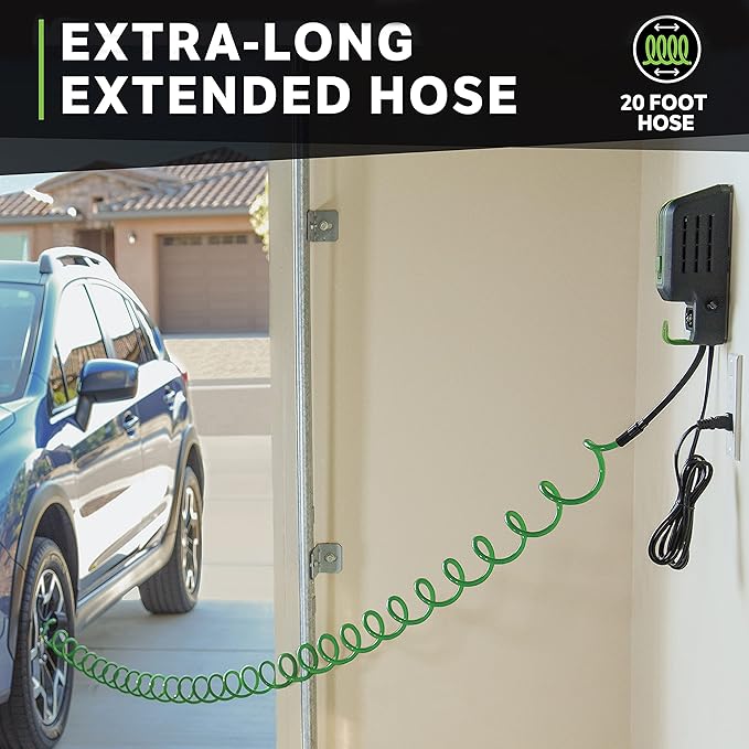 Slime 40070 Garage Inflation Station, Wall mounted 120V Infaltor, For cars, bikes, inflatables, sport balls