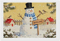 AIVKIEJK Diamond Painting Kits for Adults - Christmas Welcome Snowman Winter Christmas Painting DIY 5D Full Drill Diamond Dots Paintings with Diamonds Gem Art and Crafts Home Decor 8"x12"