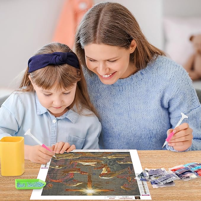 MOGTAA Christmas Diamond Art Kits for Adults, Jesus Nativity 5D Diamond Painting Kits for Adults Beginner, DIY Round Diamond Dots for Adults, Gem Art for Home Wall Decor 12 X 16 Inch