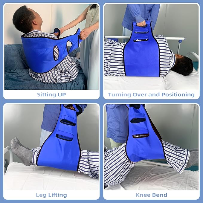 Transfer Sling, Lift Assist Gait Belts for Seniors, Transfer Belt for Elderly and Disabled, Bed Assist Mobility Belt for Patient Care
