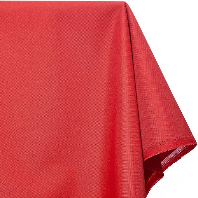 Ottertex Canvas Fabric Waterproof Outdoor 60" Wide 600 Denier Sold by The Yard (1 Yard, Red)