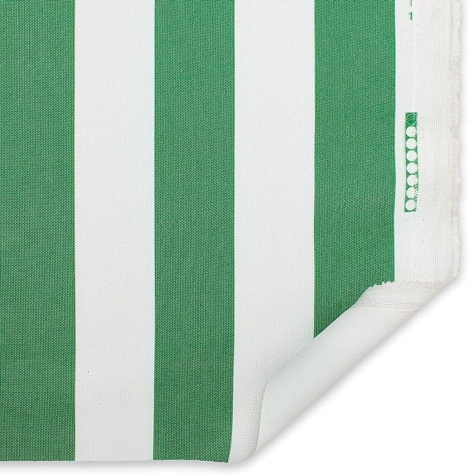 Printed Canvas Fabric Waterproof Outdoor 60" Wide 600 Denier Sold by The Yard (Stripes Green)