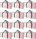 PANDA JOYS Extra Large Moving Bags with Zippers & Carrying Handles, Heavy-Duty Storage Tote for Space Saving Moving Storage, Fold Flat, Alternative to Box and Bin - 12 Pack, Semi-Transparent