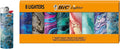 BIC Maxi Pocket Lighter, Special Edition Marble Collection, Assorted Unique Lighter Designs, 8 Count Pack of Lighters (Colors May Vary)