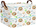 Large Cute Easter Basket for Kid Empty Gift Baby Rectangle Storage Bin Bunny Eggs Boy＆Girl Room Décor (Bird Nest)
