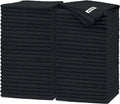 FIXSMITH Black Microfiber Cleaning Cloth -Pack of 50, Highly Absorbent Cleaning Rags, 16"X12" All Purpose Cleaning Towels for Housekeeping, Kitchen, Car, Lint Free and Reusable Microfiber Towels