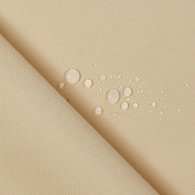 Ottertex Canvas Fabric Waterproof Outdoor 60" Wide 600 Denier 15 Colors Sold by The Yard (1 Yard, Beige)