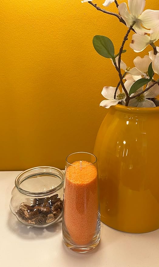 VITARIE Refillable Pearled Candle Sand 18oz, Unscented, 30 Cotton Wicks, 1.1lb Long Burning, Candle Making Kit, Mauve