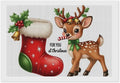 AIVKIEJK Diamond Painting Kits for Adults - Deer Sugar Bell Holiday Christmas Painting DIY 5D Full Drill Diamond Dots Paintings with Diamonds Gem Art and Crafts Home Decor 8"x12"