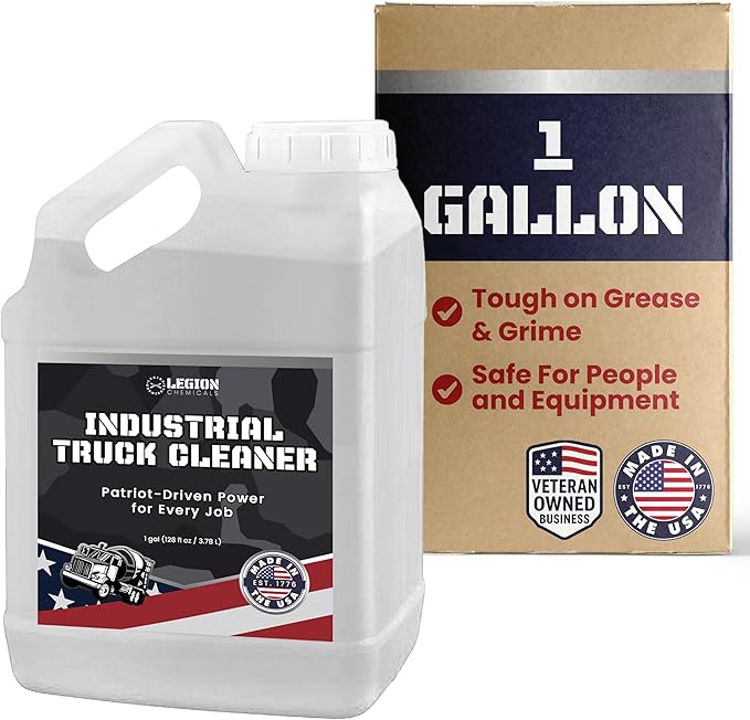 Industrial Truck Cleaner – Tough on Road Grime, Gentle on People and Equipment, 1-Gallon Jug