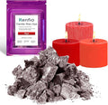 Renfio Candle Dye, 2.11oz/60g Red Candle Dye for Soy Wax Highly Concentrated Wax Dye for Candle Making Bulk Blocks Colored Tealight Candles Coloring Dyes Chips Candle Making Kit - Red