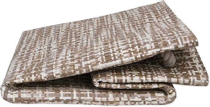DII Woven Paper Storage Bin, Tweed, Stone, Large