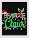 AIVKIEJK Diamond Painting Kits for Adults - Grammie Claus Grandma Christmas Xmas Painting DIY 5D Full Drill Diamond Dots Paintings with Diamonds Gem Art and Crafts Home Decor 12"x16"