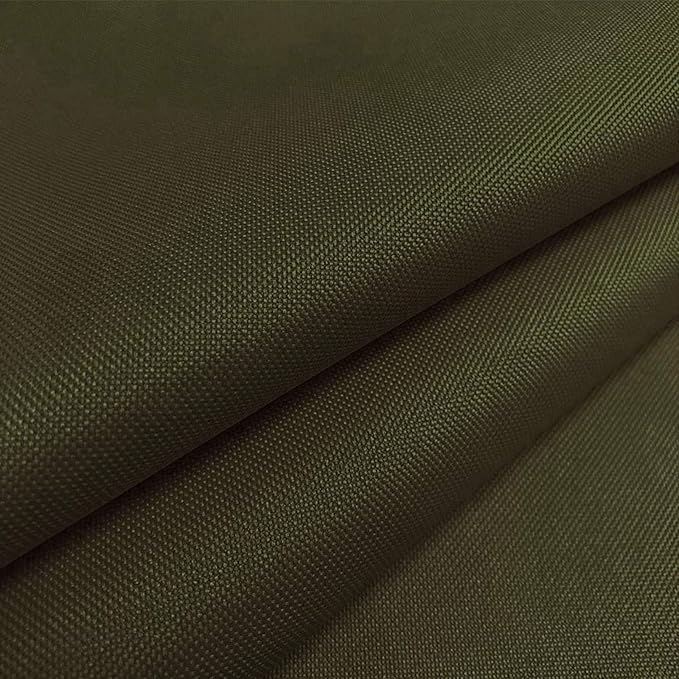 Foreate Waterproof Canvas Fabric by The Yard 600D Upholstery Fabric for Chairs 58" Wide Indoor Outdoor Water Resistant Canvas Polyester Material Sewing DIY Cloth, 15 Yards Army Green
