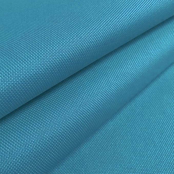 Foreate Waterproof Canvas Fabric by The Yard 600D Upholstery Fabric for Chairs 58" Wide Indoor Outdoor Water Resistant Canvas Polyester Material Sewing DIY Cloth, 1 Yard Cyan Blue