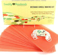 Make Your Own Beeswax Candle Kit - Includes 10 Full Size 100% Beeswax Honeycomb Sheets in Terracotta and Approx. 6 Yards (18 Feet) of Cotton Wick. Each Sheet Measures Approx. 8" x 16 1/4".