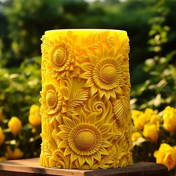 Rose Resin Mold - 3D Flower & Ball Molds for Resin Casting & Candle Making