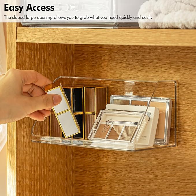 Poeland Wall Mounted Storage Organizer Set of 2