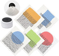 SUPERSCANDI 5 Pack Swedish Dishcloths for Kitchen - 100% Biodegradable & Compostable | Reusable Paper Towels Washable, Food-Safe & Without Plastic - Dish Rags Suitable for Any Surface | Abstract Print