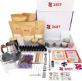 ZART Candle Making Kit for Adults, DIY Starter Soy Candle Making Supplies, Accessories with Soy Wax, Essential Oil, Wicks, Wax Melting Pot, Moulds, Candle Jars