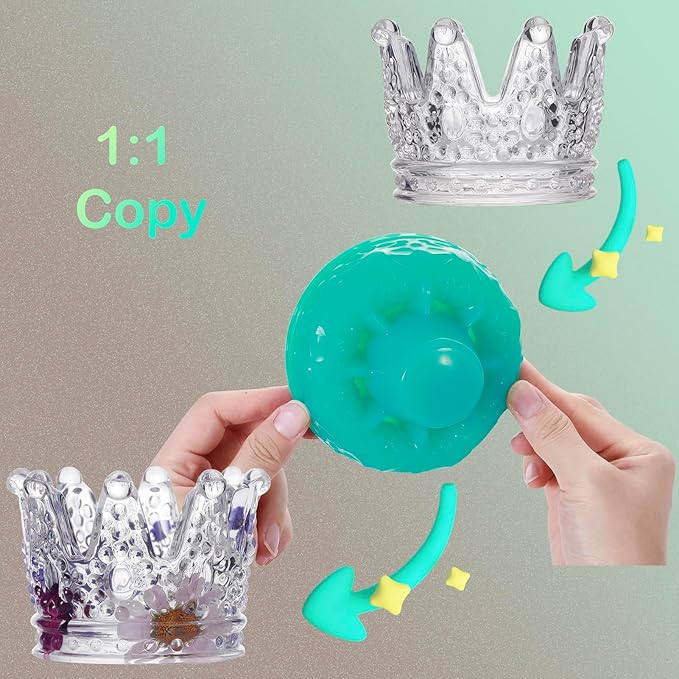 BBDINO Silicone Mold Making Kit, 2.42lb Super Elastic Liquid Silicone for Mold Making, 3h Fast Cure Platinum Molds Making Silicon Rubber for Casting Resin/Silicon/Candle/Soap Molds