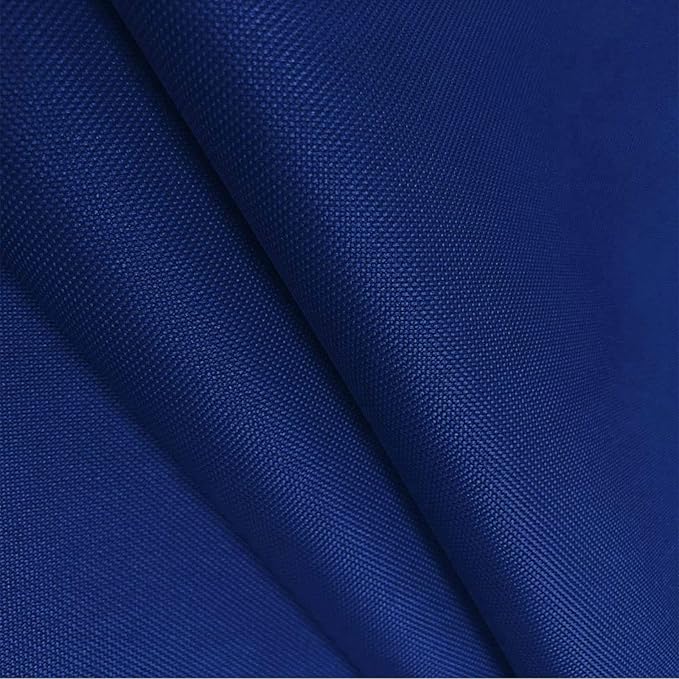 Foreate Waterproof Canvas Fabric by The Yard 600D Upholstery Fabric for Chairs 58" Wide Indoor Outdoor Water Resistant Canvas Polyester Material Sewing DIY Cloth, 5 Yards Royal Blue