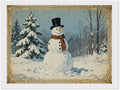 AIVKIEJK Diamond Painting Kits for Adults - Christmas Snowman Painting DIY 5D Full Drill Diamond Dots Paintings with Diamonds Gem Art and Crafts Home Decor 12"x16"