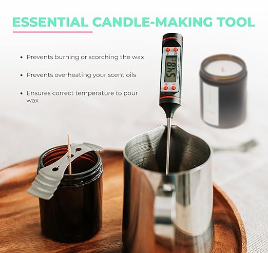 VVIVID Candle Making Thermometer, Measure Temperature of Wax
