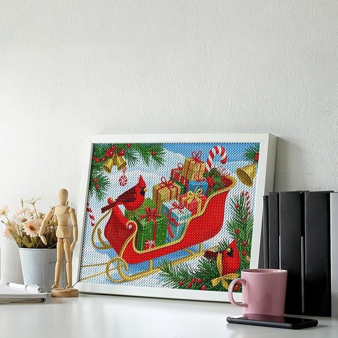 AIVKIEJK Diamond Painting Kits for Adults - Christmas Celebration Halloween Painting DIY 5D Full Drill Diamond Dots Paintings with Diamonds Gem Art and Crafts Home Decor 12"x16"