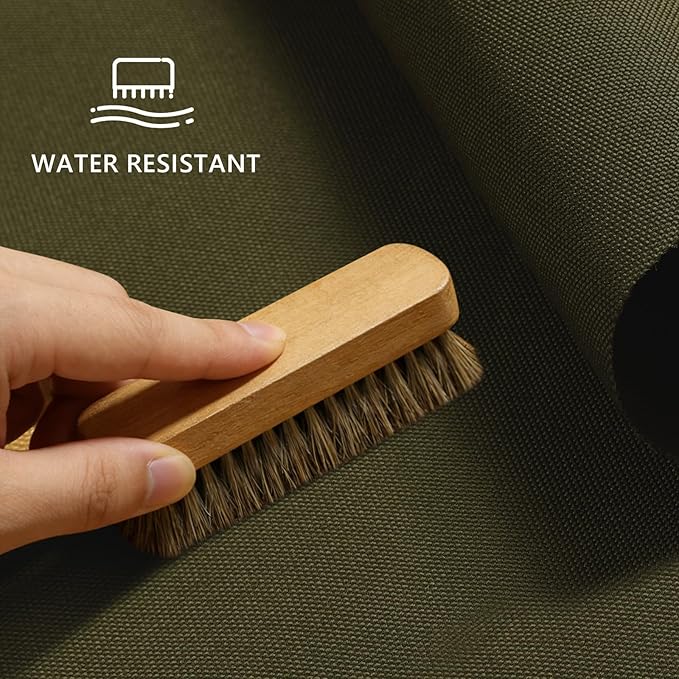 Waterproof Canvas Fabric by The Yard 58inch 600D Upholstery Material Polyester Fabric Outdoor Water Resistant Fabric for Sewing Chair Patio Cushion Purse Bag Interior, Pre Cut 3 Yard Army Green