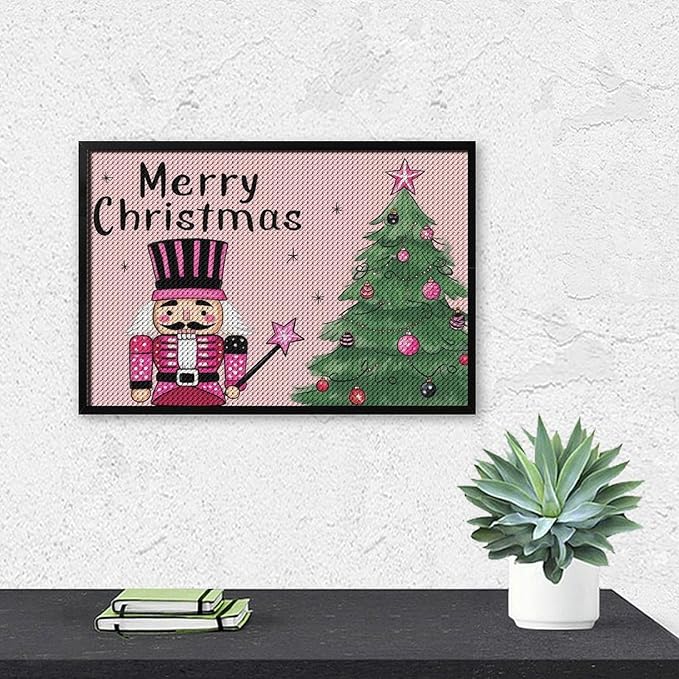 AIVKIEJK Diamond Painting Kits for Adults - Christmas Tree Painting DIY 5D Full Drill Diamond Dots Paintings with Diamonds Gem Art and Crafts Home Decor 8"x12"