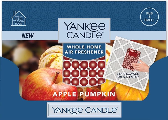 Yankee Candle Apple Pumpkin Whole Home Air Freshener (Pack of 4)