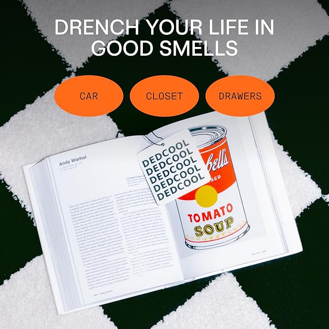 DedCool Air Freshener | Fragrance 02 | Hanging Odor Eliminator for Cars, Closets & Drawers | Juniper, Green Floral, Sheer Woods, Patchouli & Sandalwood | Long-Lasting, Non-Toxic