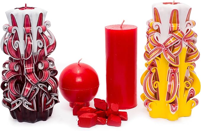 Red Candle Dye 2oz for Soy Candle Making – Candle Shop Premium Color Dye Blocks for Soy Wax, Beeswax, Paraffin -Candle Wax Dyes
