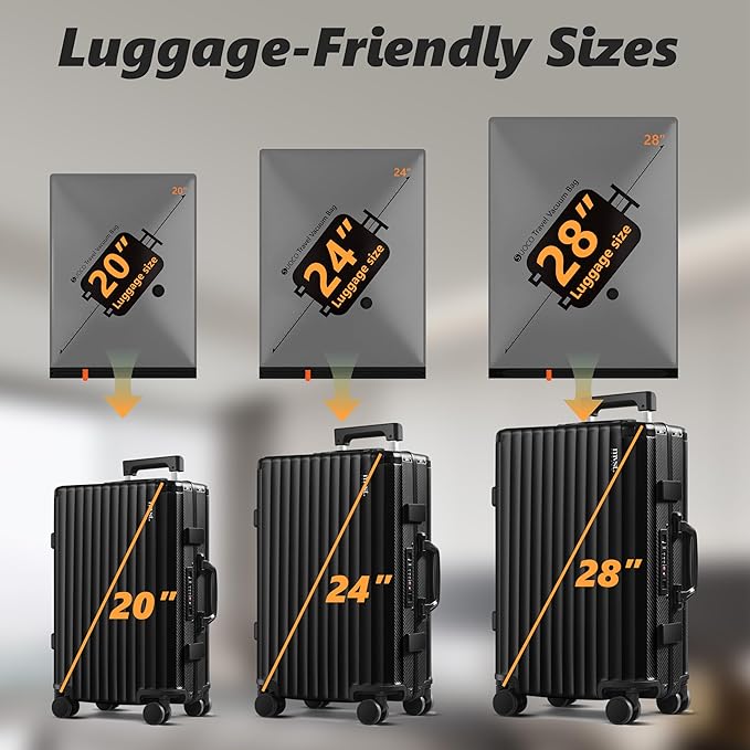 Travel Vacuum Bags with Cordless Electric Pump, 16 Combo Compression Packing Cubes for Clothing Clothes, Luggage Suitcase Organizer, Space Saver Vacation Cruise Travel Essentials