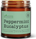 Wickless Peppermint Eucalyptus Scented Candles for Candle Warmer Lamp, Many Scents to Choose, 100% Non-Toxic Soy Wax, Candle Melts for Warming Plate, Handmade in The USA (Peppermint Eucalyptus)