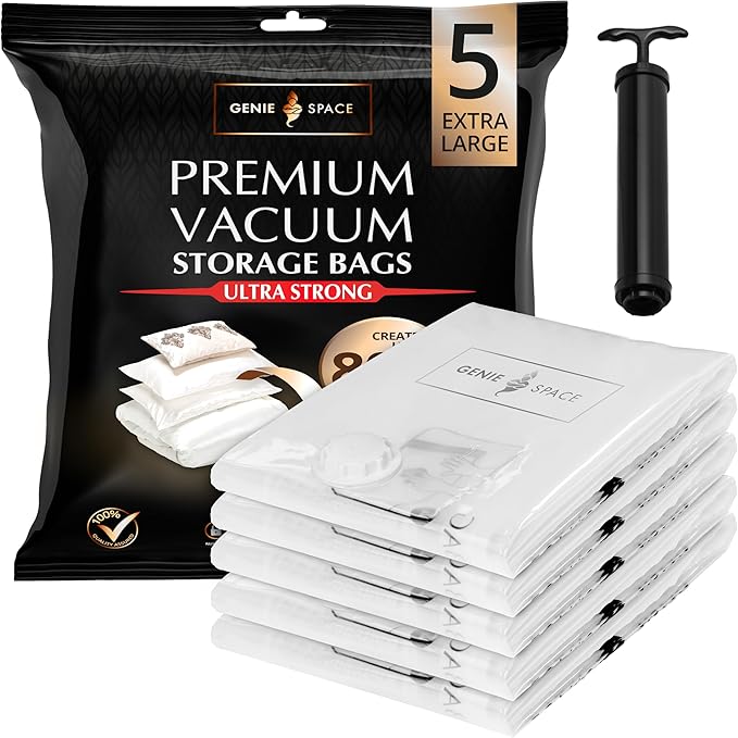Genie Space - Premium Bags - Extra Large - 5 Pack