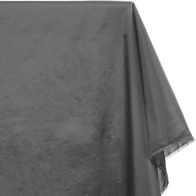 Ottertex Nylon Ripstop Fabric Waterproof Heavy Duty Outdoor Lightweight By The Yard Wholesale - Grey (10 Yards)