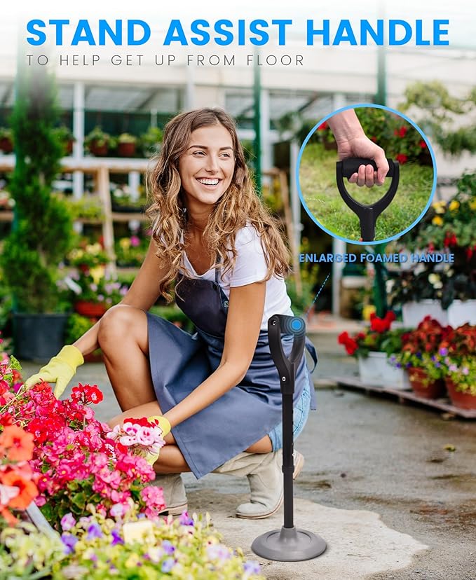 Mobility Aids Tool Device to Help Get up from Floor, Standing Aids & Supports Assist Handle for Seniors, Lift Assist for Elderly, Indoors, Garden, Housework, Black, 503C