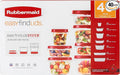 Rubbermaid Kitchen Storage Containers, 40-Piece Assortment with Microwave Vented Lids, Red