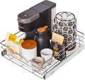 HOLDN’ STORAGE Pull Out Cabinet Organizer, Slide Out Drawer for Kitchen Cabinets & Pantry, Roll Out Shelf for Pots, Pans & Under Sink Storage, Heavy-Duty Full-Extension, 17" W x 21" D x 5" H