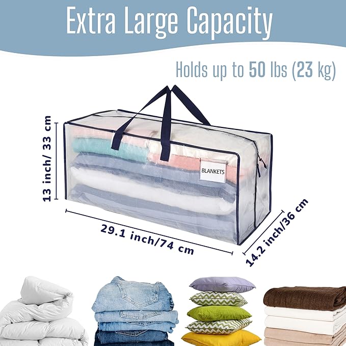 VENO 8 Pack Heavy Duty Moving Bags with Backpack Straps, Zippers & Handles, Extra Large Packing Bags for College Dorm Essentials, Moving Supplies Alternative to Cardboard Moving Boxes
