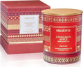 M&SENSE Cinnamon Apple Christmas Soy Candle, Natural Non Toxic 7.4oz 45 Hour Long Burning, Winter Luxury Holiday Candle for Home Scented, New Year Gifts for Men & Women