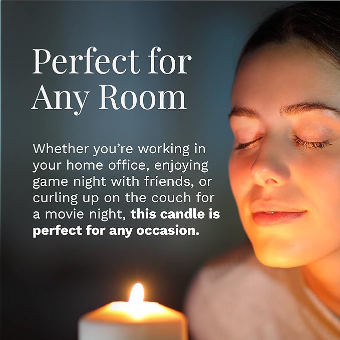 Candle-lite Scented Candles, Creamy Vanilla Swirl Fragrance, One 18 oz. Single-Wick Aromatherapy Candle with 110 Hours of Burn Time, Off-White Color