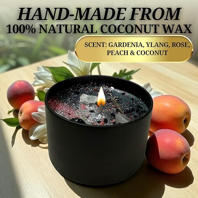 Destroy Everything Spiritual Candle to Cut Ties, Remove hexes and Bad luck | Energy cleansing | Soy Candles Non Toxic | Sage Candle | Cleanse Your Home & Calm, Soothe, Restore Body & Mind (Set Of 3)